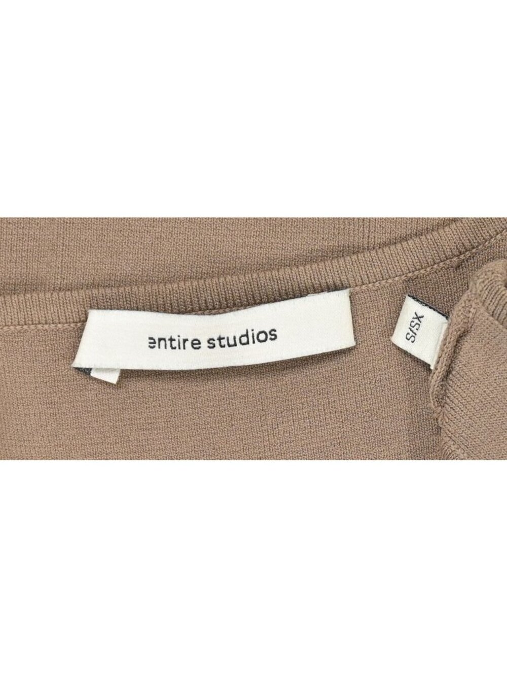 Entire Studios Canotta Square Neck Tank Top in Brown - Picture 3 of 3
